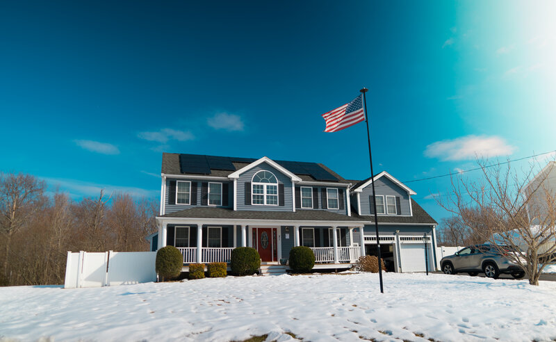 Modern Residential Solar Installation